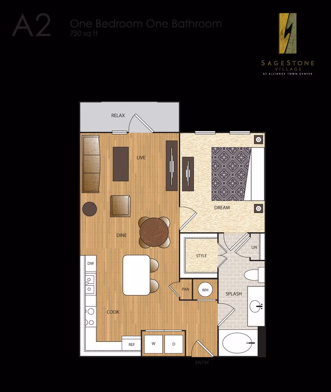 Unit 3305 6211 floor plan